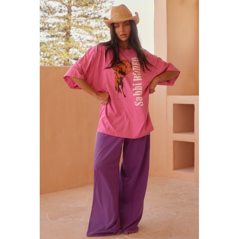 RODEO TEE  – PINK XXS