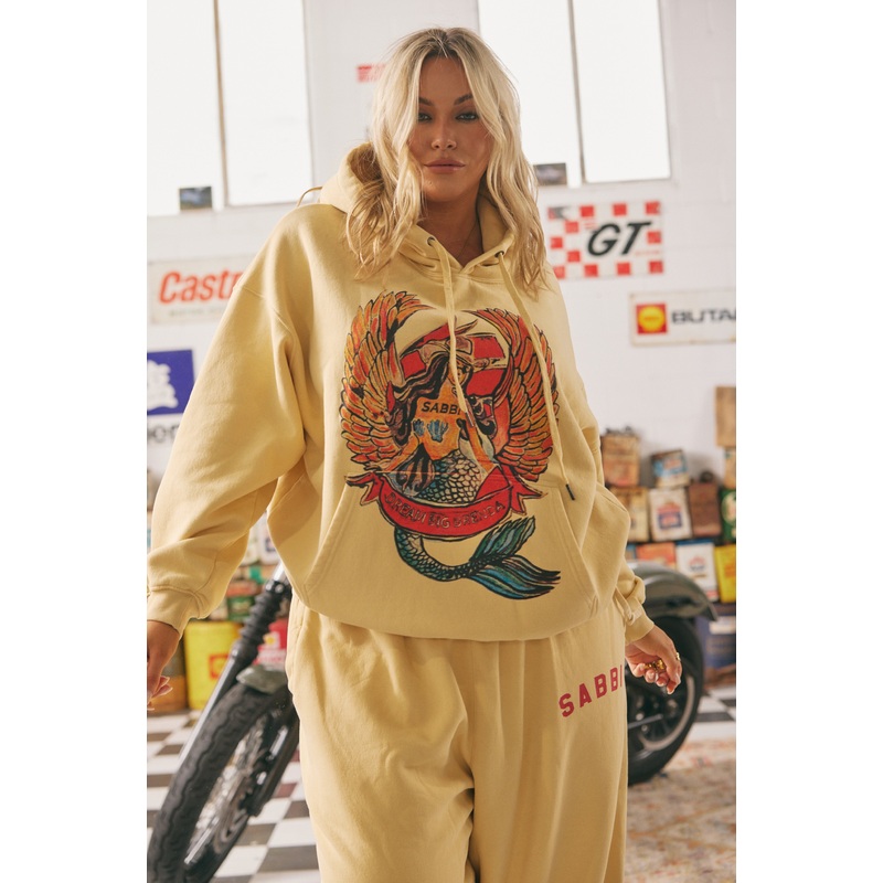 THE BRENDA ENERGY HOODIE – BUTTER XXS