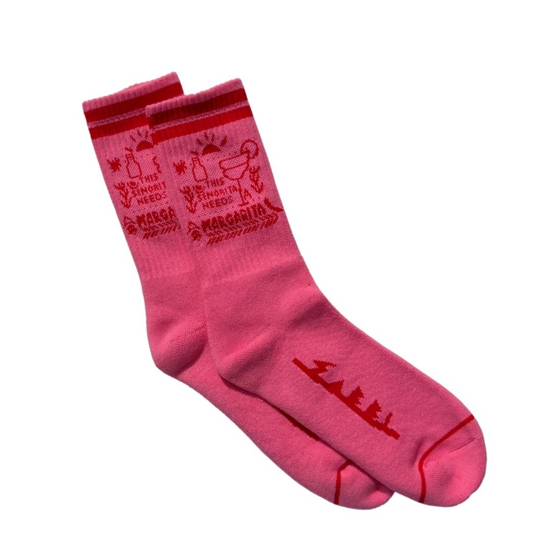 THE MARGIE SOCKS – PINK & RED S/M