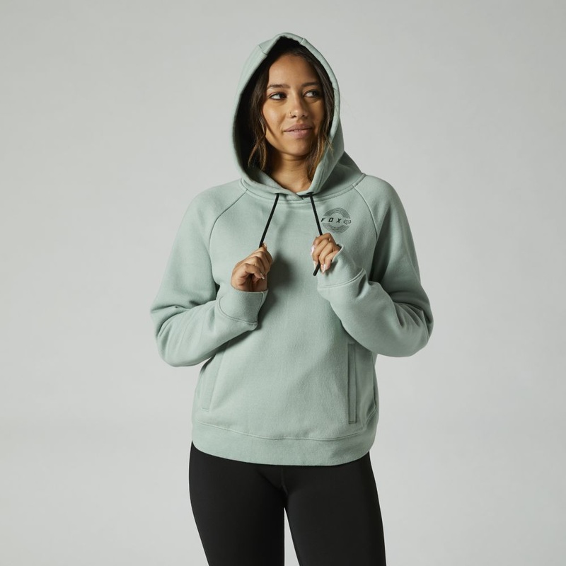 PROXIMAH WOMENS PULLOVER HOODIE EUCALYPTUS S