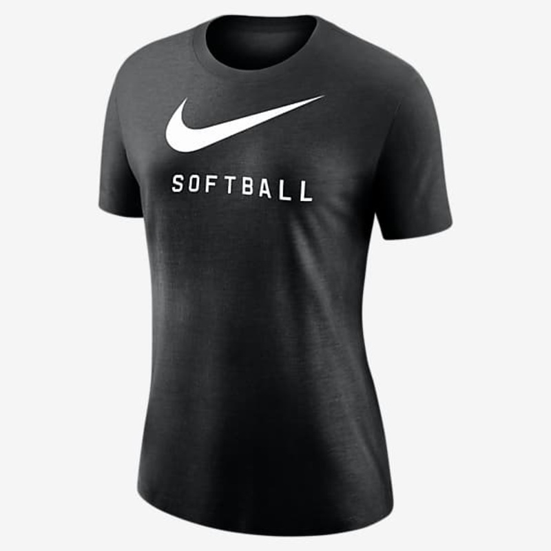 SOFTBALL WOMENS CORE T-SHIRT BLACK XS