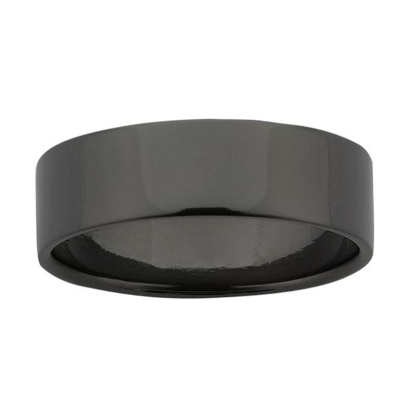 Ziro Black Zirconium Ring