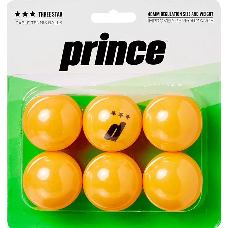 3 Star Table Tennis Ball – 6 Pack ORANGE