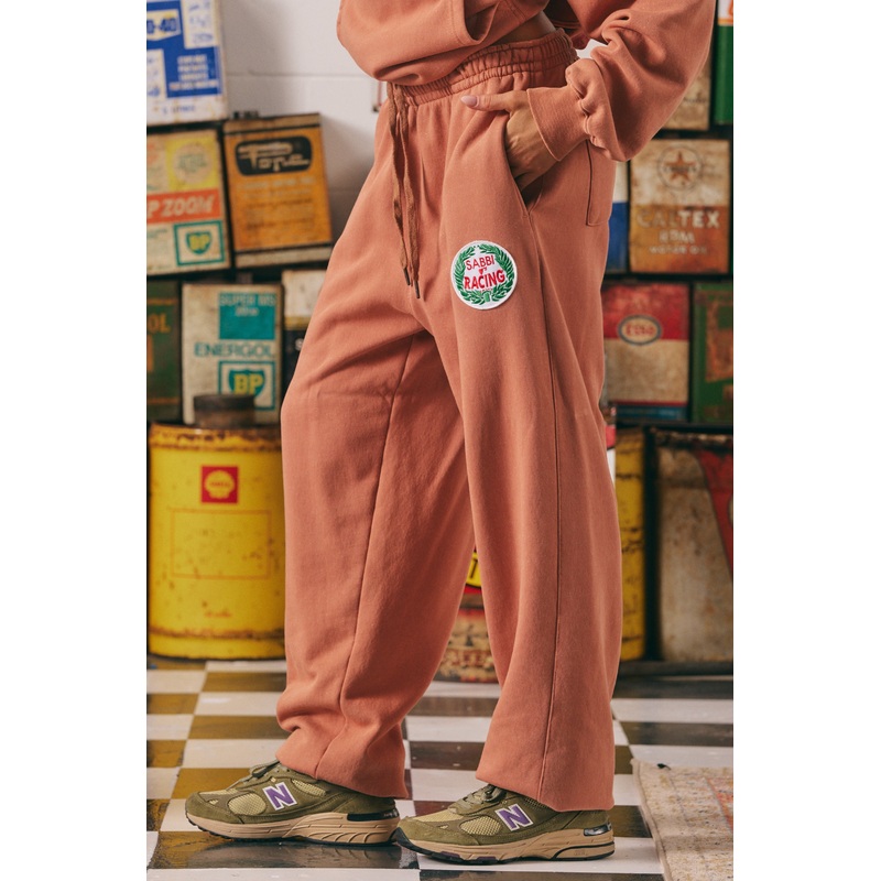 CUFF LEG SWEAT PANTS – BE KIND – TERRACOTTA XXS