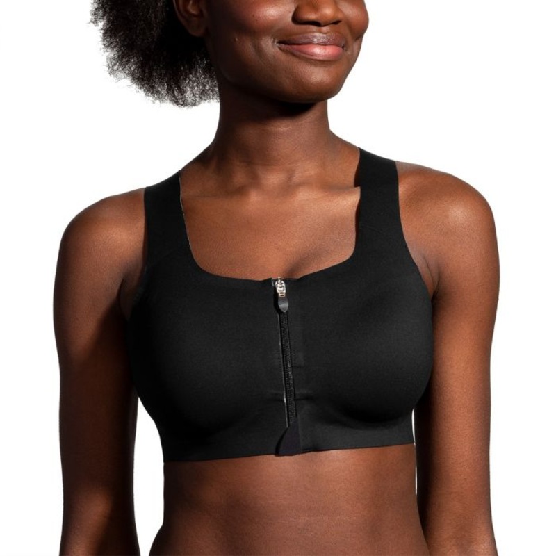 DARE ZIP RUN BRA BLACK 32AB