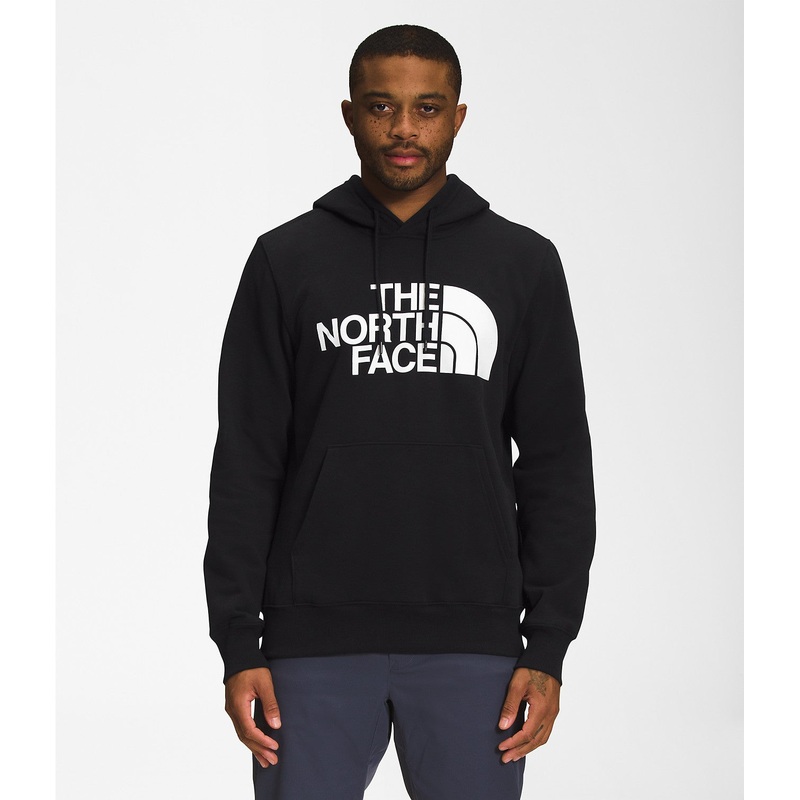 Men’s Half Dome Pullover Hoodie BLACK/WHITE S