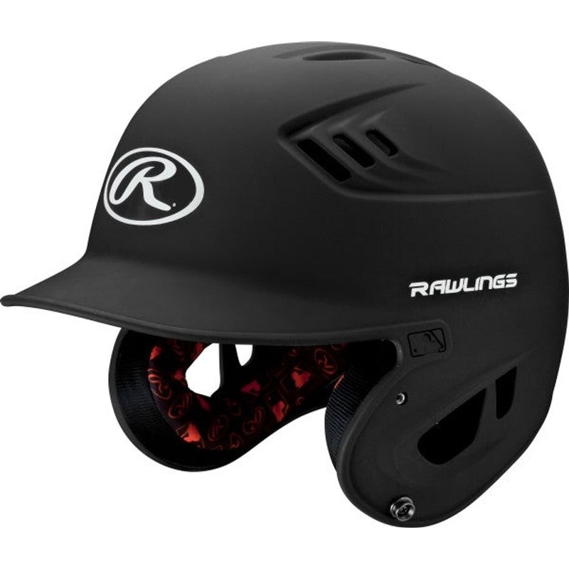 Senior Velo Batting Helmet BLACK