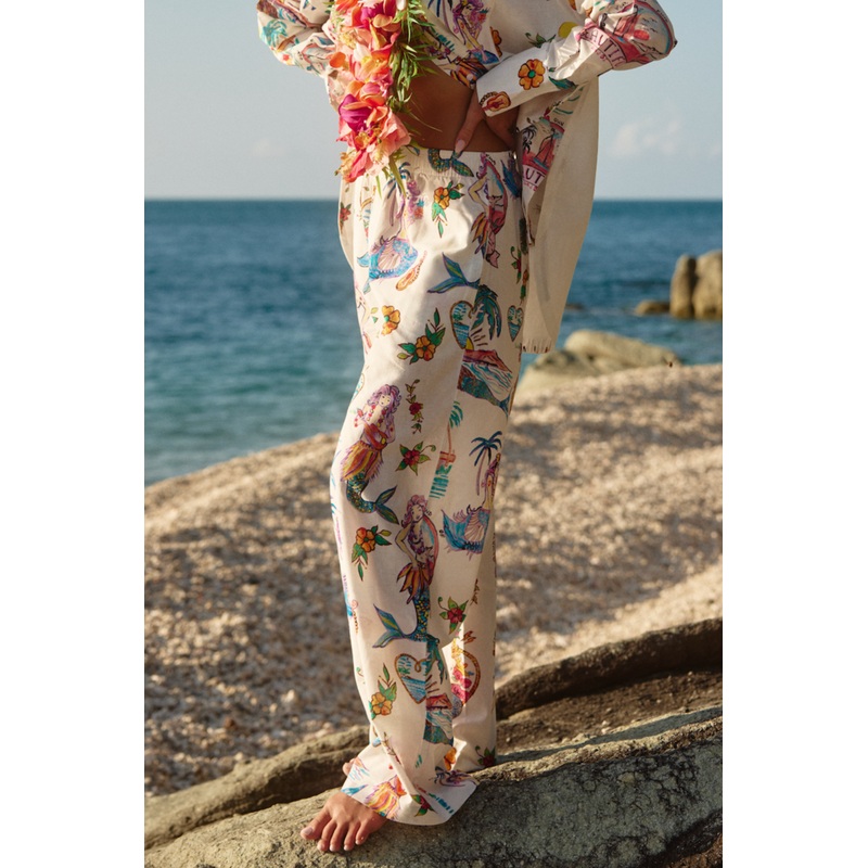 THE EL JIMBADOR PANT –  YOU’RE BEAUTIFUL WHITE XS