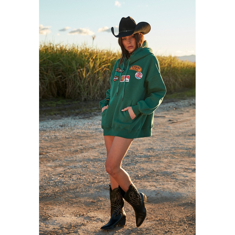 BE YOUTIFUL HOTEL HOODIE – GREEN XS