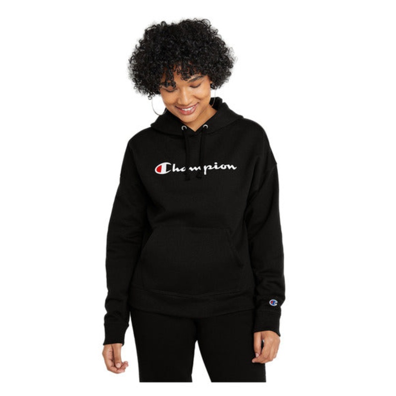 Women’s Powerblend Relaxed Fleece Hoodie BLACK XS