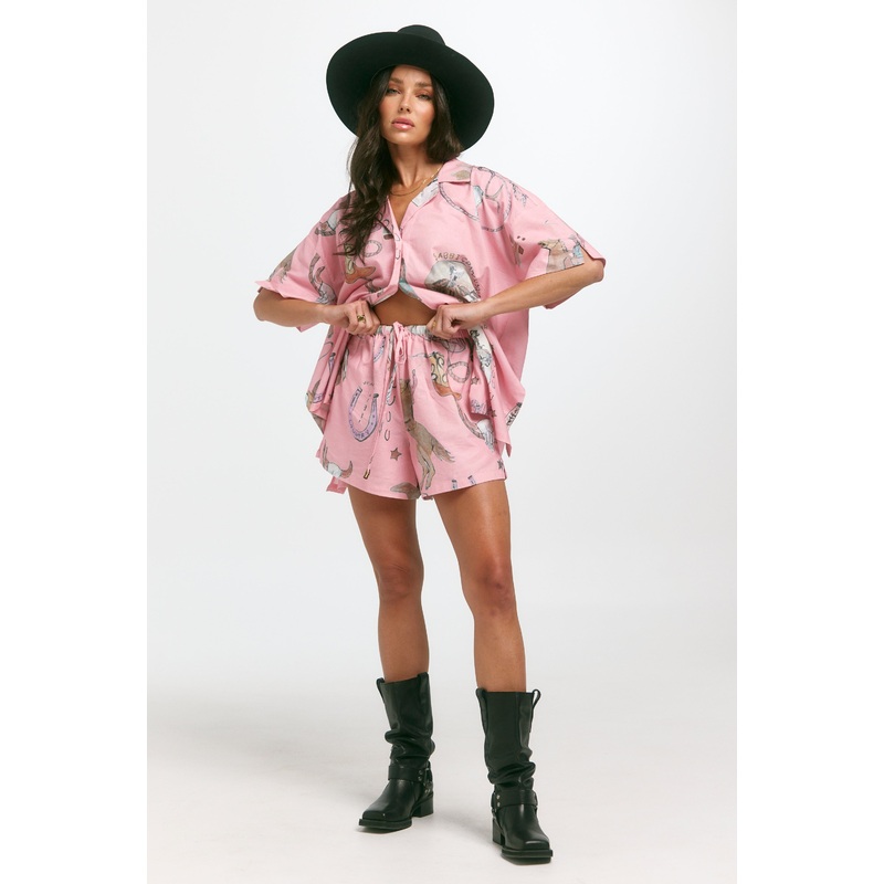 THE ALTOS SHORT – WESTERN PINK XS