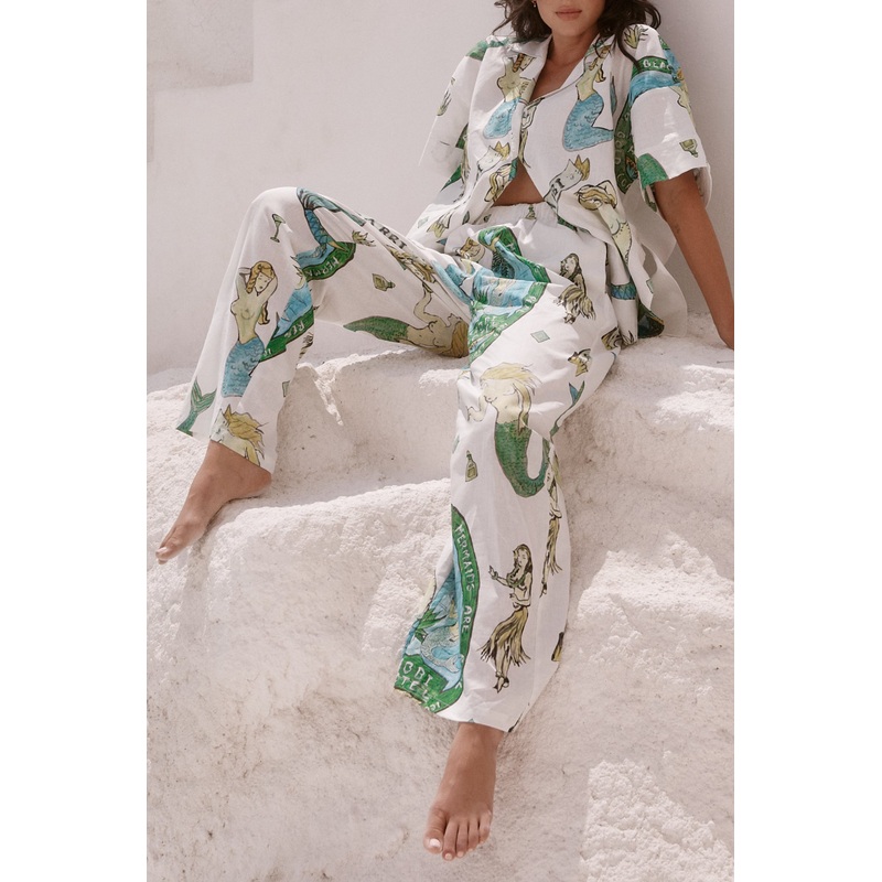 THE EL JIMBADOR PANT – MERMAIDS XS
