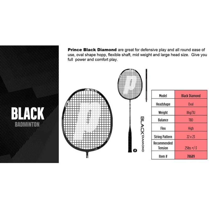 Black Diamond Badminton Racquet