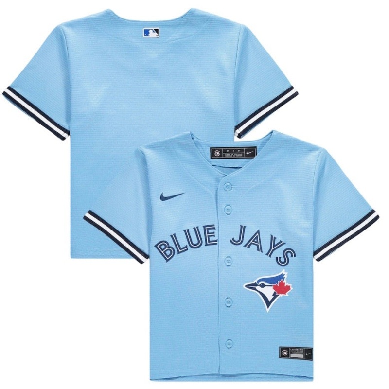 TODDLER TORONTO BLUE JAYS REPLICA JERSEY LIGHT BLUE BLUE JAYS 2T