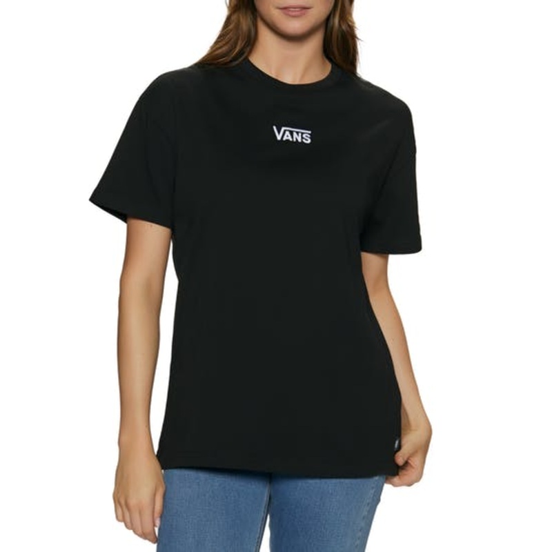 Women’s Flying V Oversized T-Shirt BLACK XS