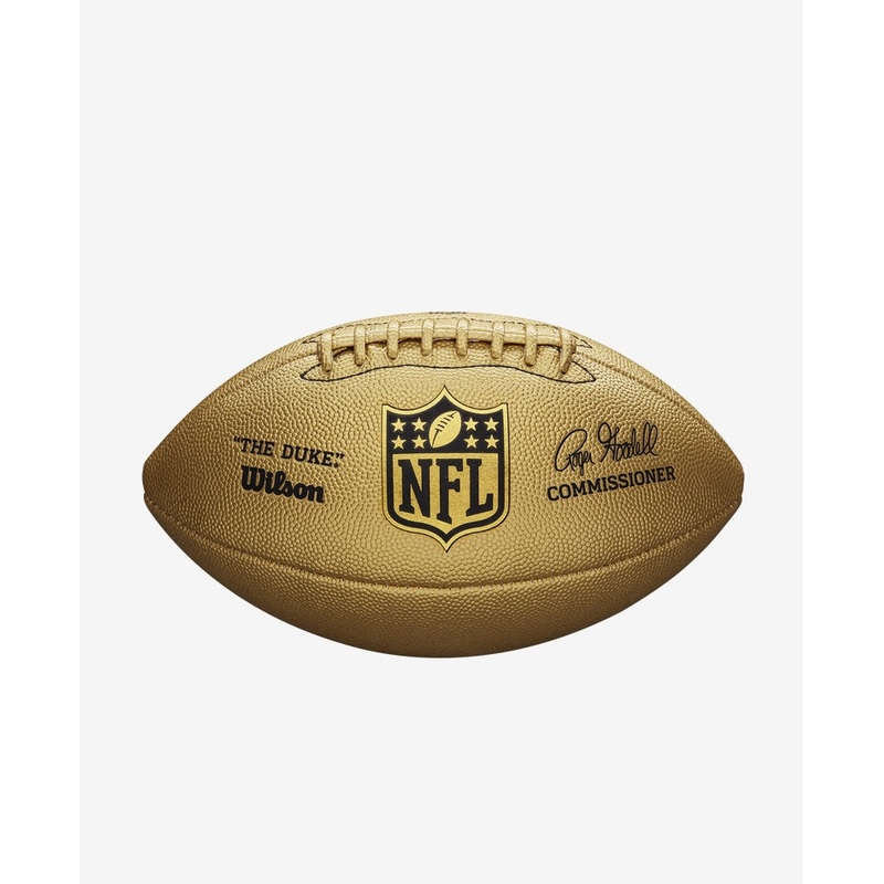 NFL The Duke Metallic Edition Football GOLD OFFICIAL