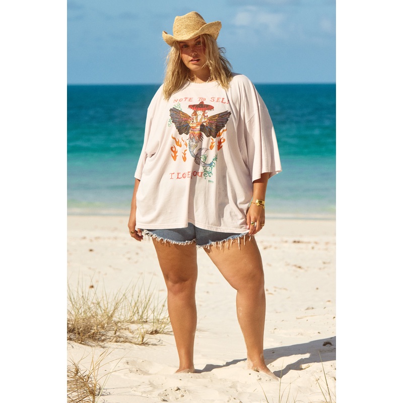 NOTE TO SELF TEE  – LAVENDER XXS