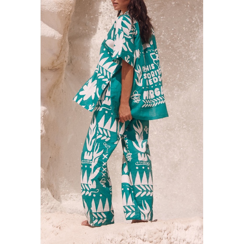 THE EL JIMBADOR PANT – IT’S THIRSTY WORK GREEN XS