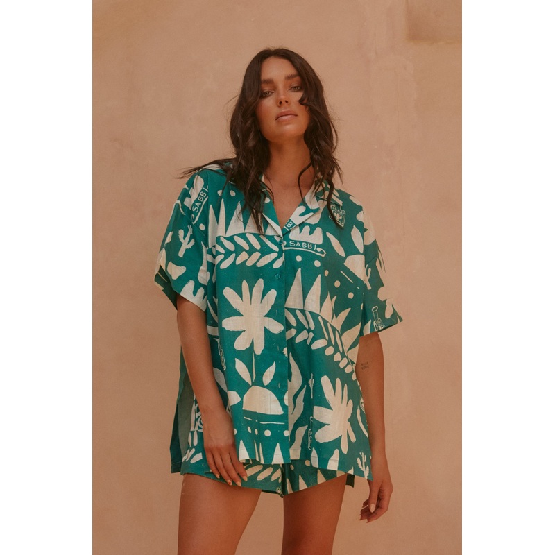 THE PATRON SHIRT – IT’S THIRSTY WORK GREEN XS