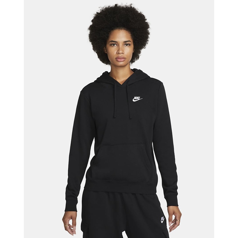 Women’s Sportswear Club Fleece Pullover Hoodie BLACK XS
