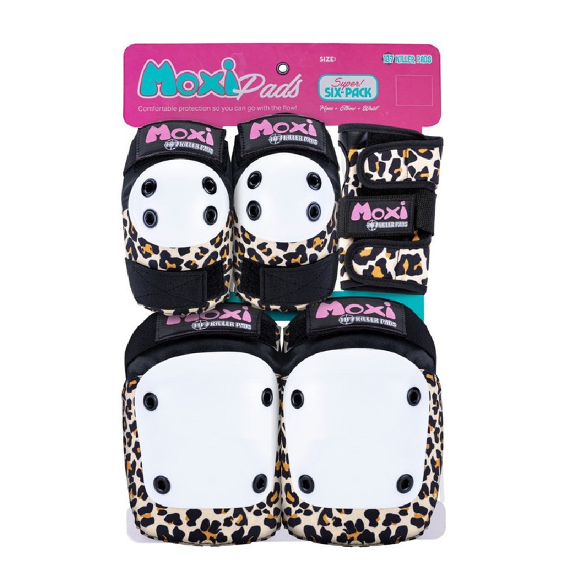 187 Six Pack Adult Protective Pack – Moxi Leopard XS