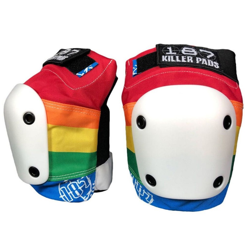 187 Slim Knee Guards – Rainbow S