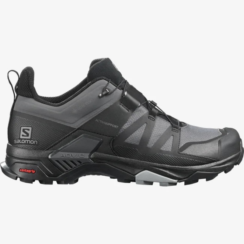 Men’s X Ultra 4 Gore-Tex Hiking Shoes – Wide BLACK/GREY 8.0 WIDE