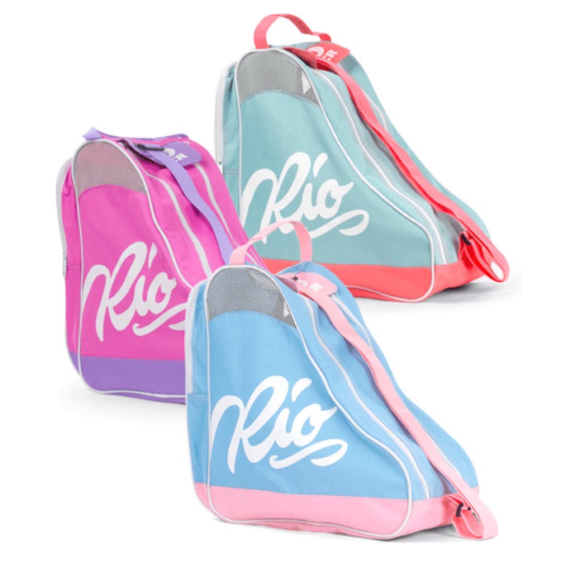 Rio Roller Script Skate Bag Teal Coral