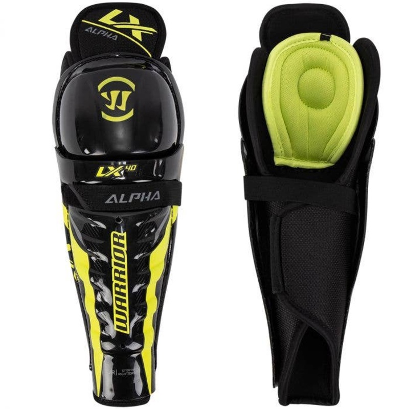 Junior Alpha LX 40 Hockey Shin Guards 10″