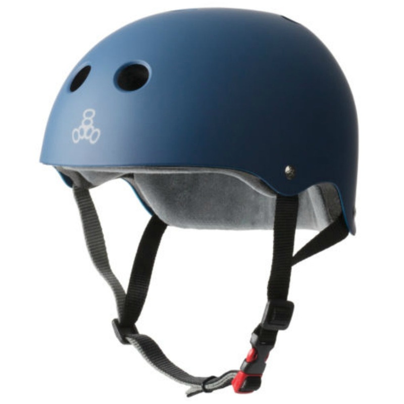 Triple 8 The Certified Sweatsaver Helmet – Navy Rubber XS/S