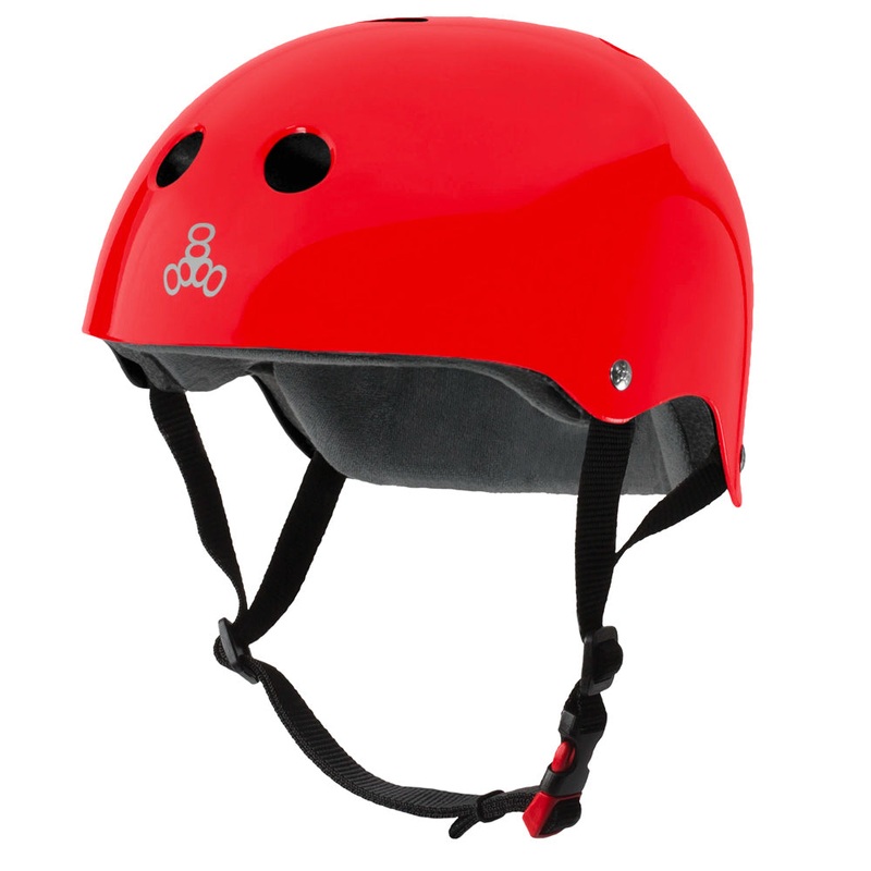 Triple 8 The Certified Sweatsaver Helmet – Red Gloss XS/S