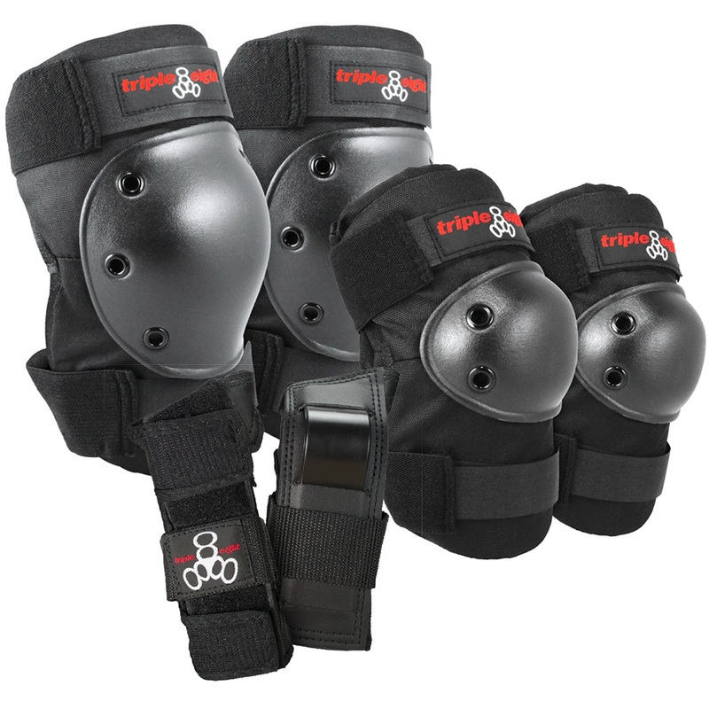 Triple 8 Tri Pack Skate Protection – Sleeved S
