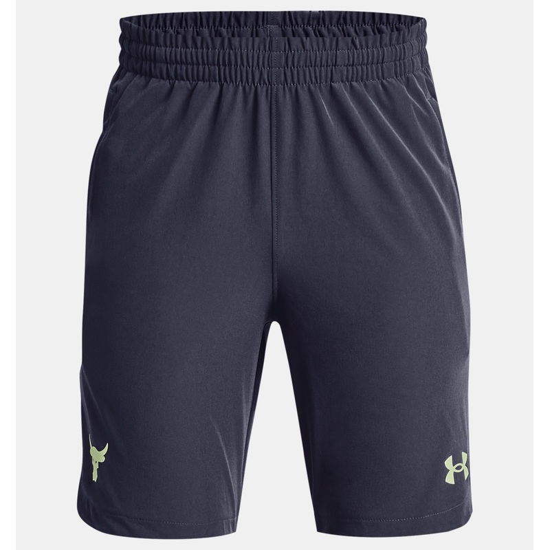 Project Rock Woven Shorts Boy Youth TEMPERED STEEL XS