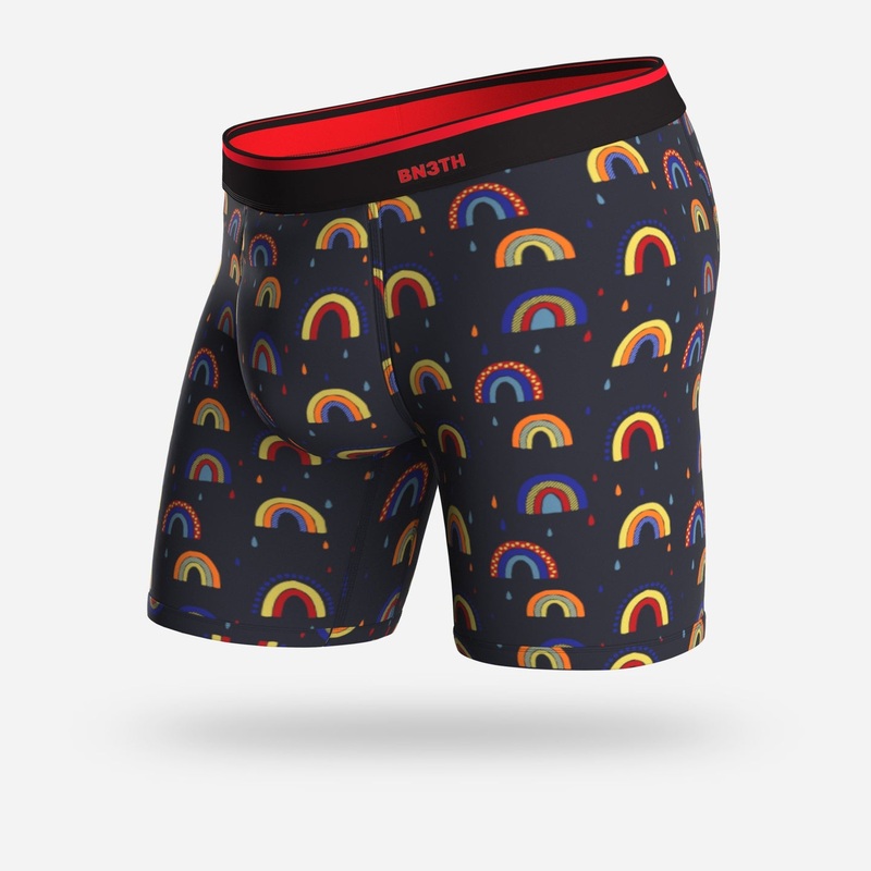 Classic Boxer Brief Print – Rainbows Dark Navy RAINBOWS DARK NAVY XS