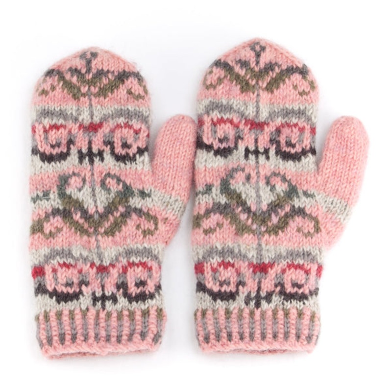 Lost Horizons Women’s Natalia Mittens PINK OS