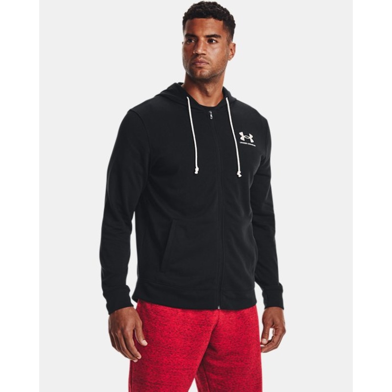 Men’s Rival Terry Full-Zip BLACK S