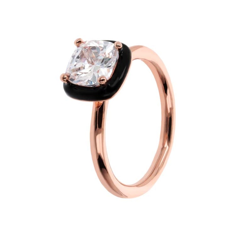 Bronzallure Altissima Black Ring 12