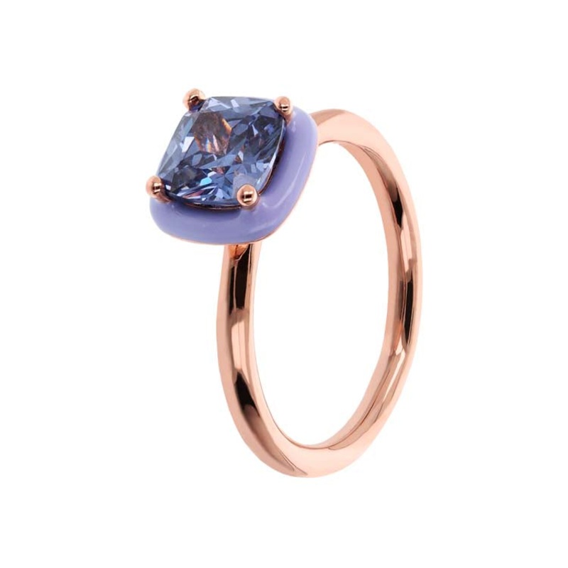 Bronzallure Altissima Purple Ring 12