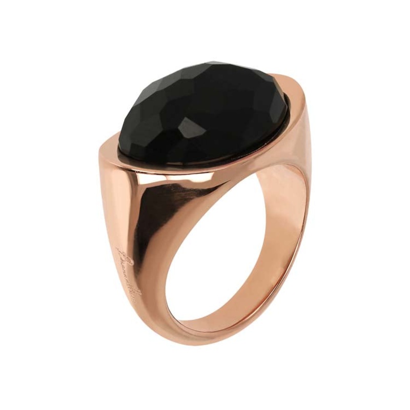 Bronzallure Felicia Black Onyx Ring 14