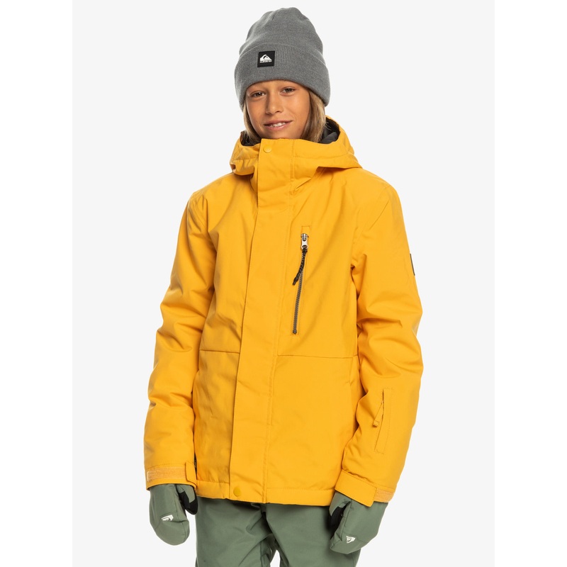 Boys’ Mission Solid Insulated Snow Jacket MINERAL YELLOW XS