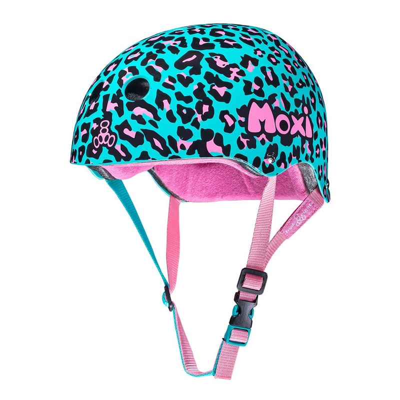 Triple 8 THE Certified Sweat Saver Helmet  – Moxi Leopard XS/S
