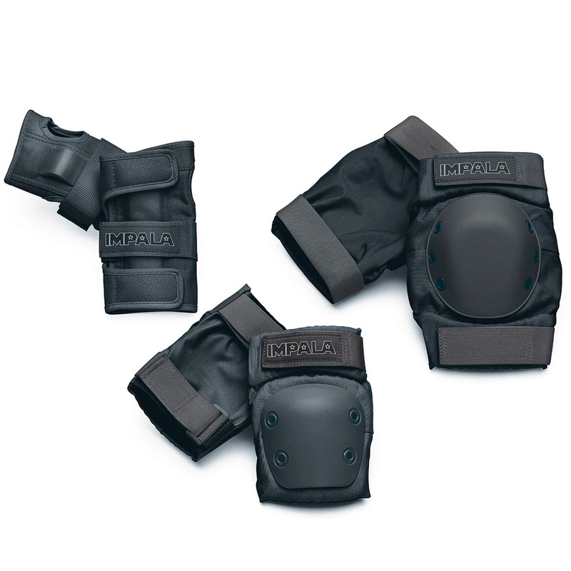 Impala Junior Triple Protection Pack Skate Protective Gear – Black S