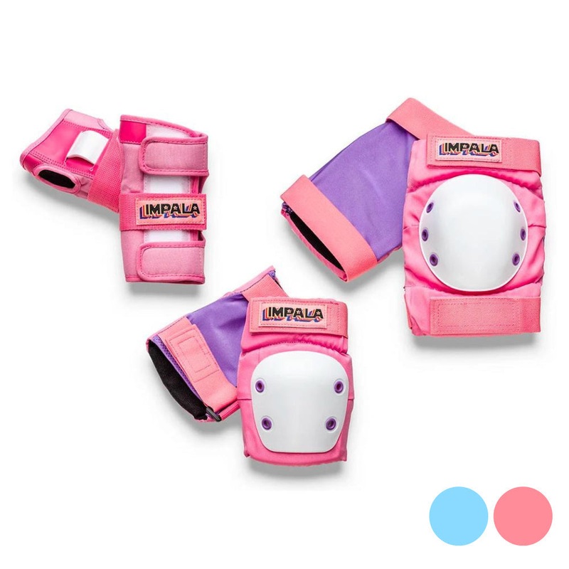 Impala Junior Triple Protection Pack Skate Protective Gear Pink S