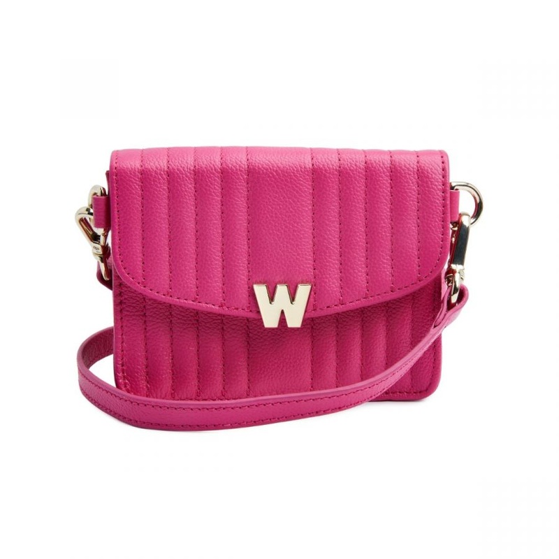 Wolf Mimi Mini Bag with Wristlet & Lanyard Pink Pink