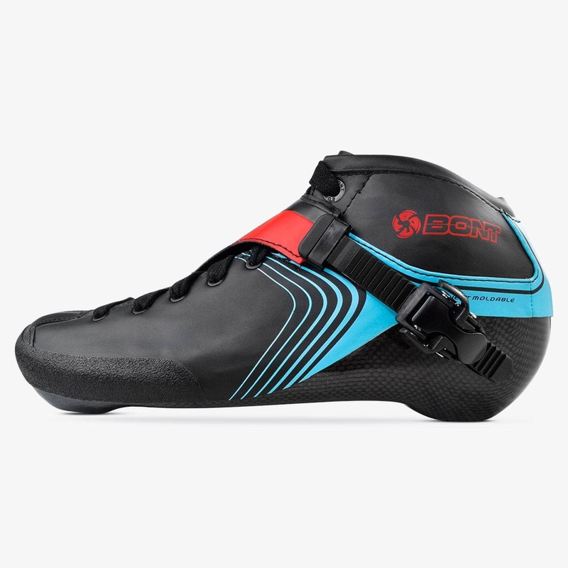 GT4 195mm Inline Skate Boot Black/Blue 3.5