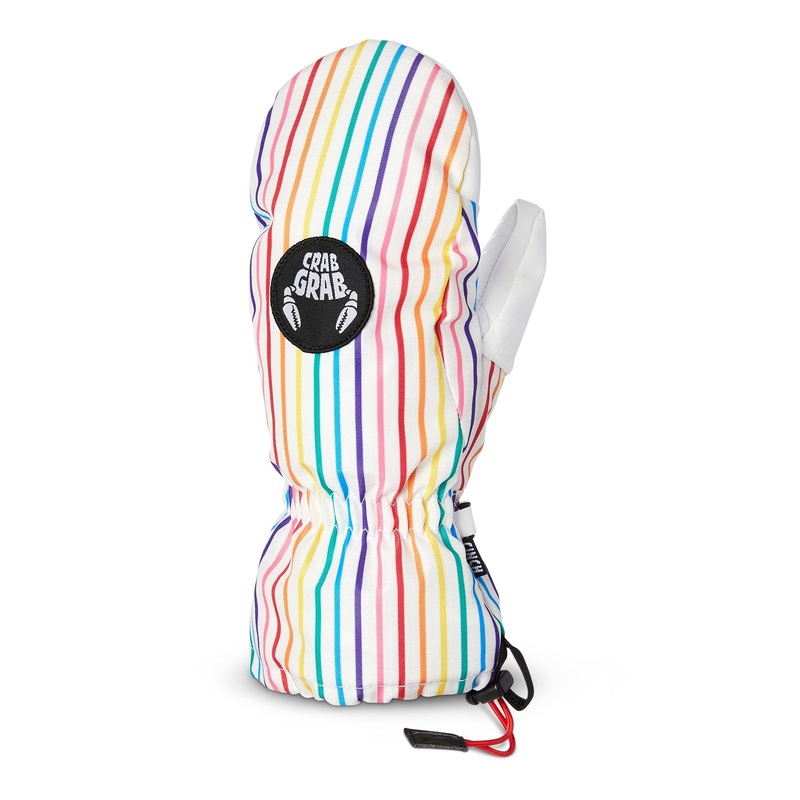 Youth Cinch Mitt RAINBOW STRIPES S