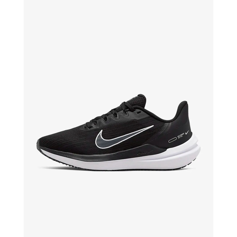 Women’s Winflo 9 Running Shoes BLACK/SMOKE/WHITE 6