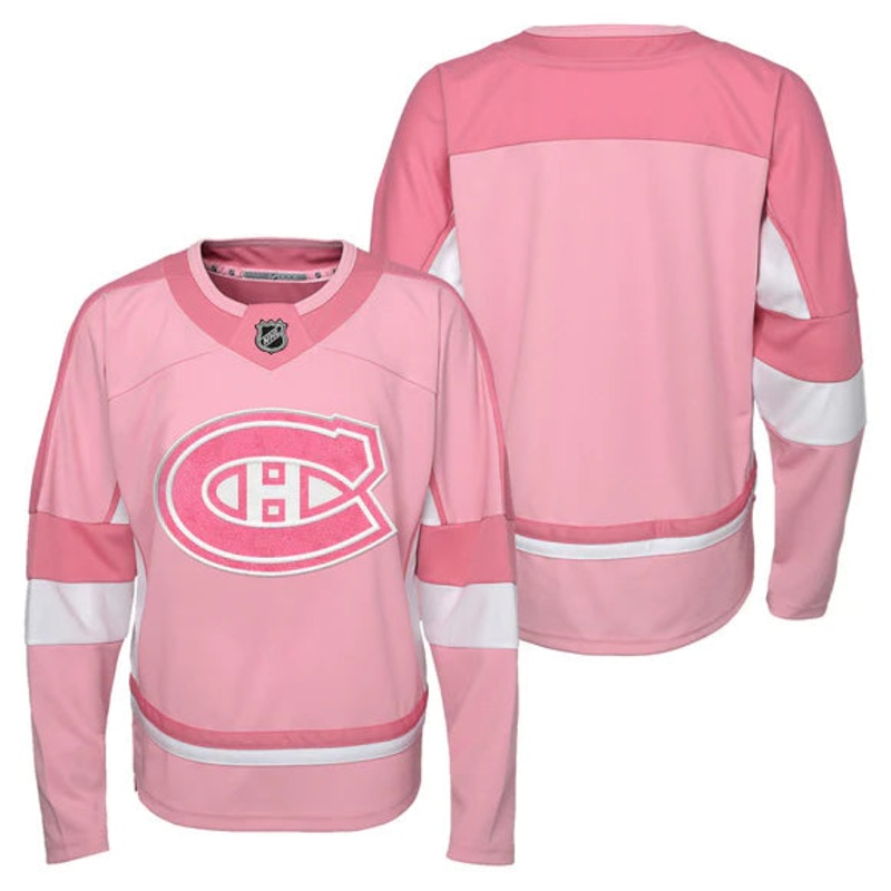 Infant Fashion Jersey – Montreal Canadiens – Blank PINK 12M