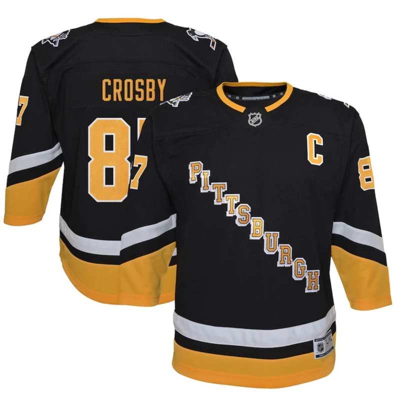 Infant Premier Jersey – Pittsburgh Penguins – Crosby ALTERNATE 18M