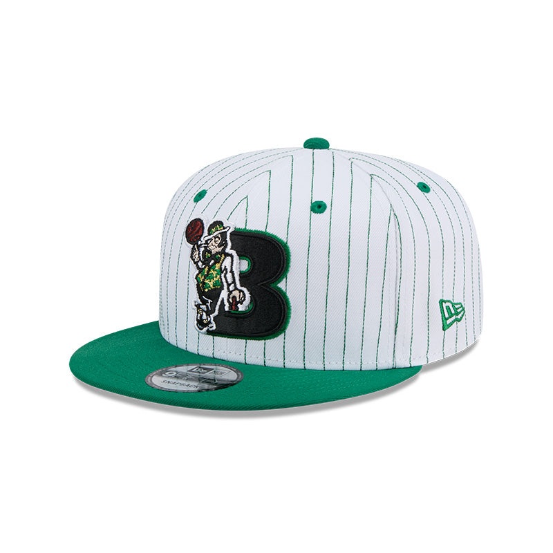 New Era Boston Celtics Deceptor Pinstripe 9FIFTY Snapback Hat OS